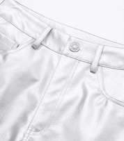 Reese l Silberglänzende Lederhose