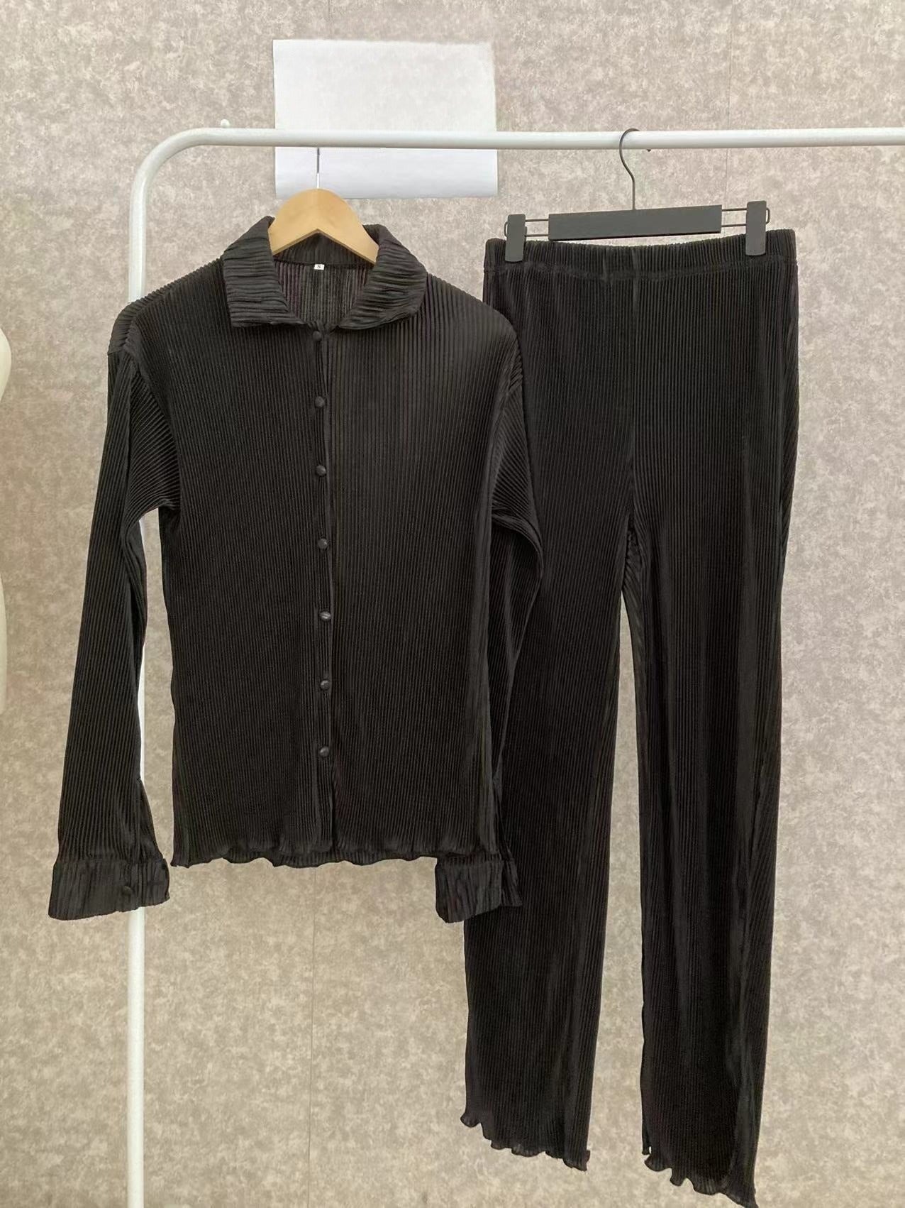 Almira | Weite Hose und Bluse Lounge-Set