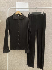 Almira | Weite Hose und Bluse Lounge-Set