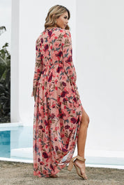 Lotus-Lagen-Maxikleid mit Rüschen l Nia