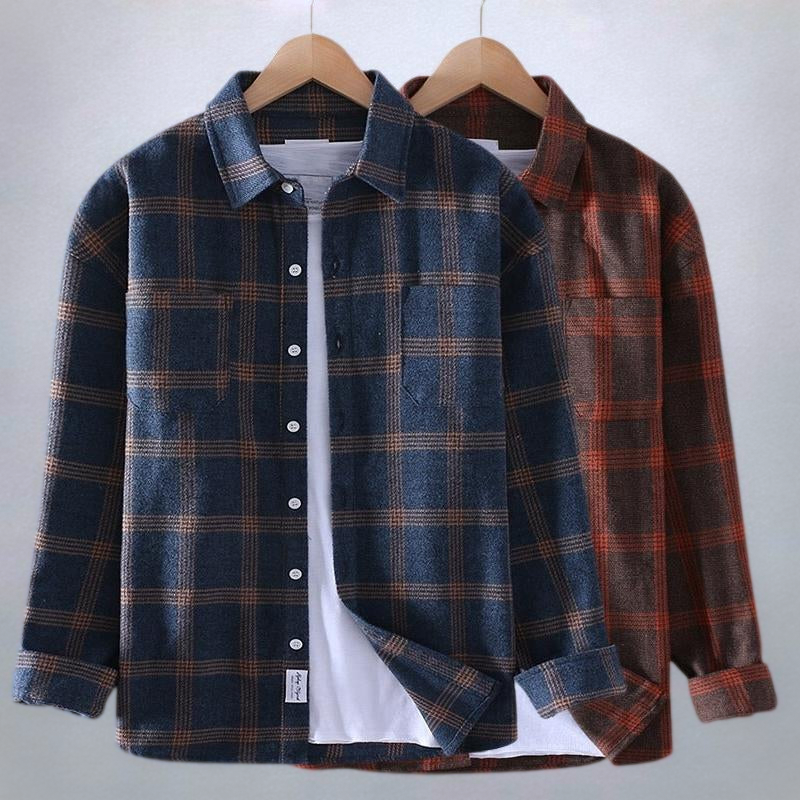 Creighton l Stilvolle Herrenbluse mit Karomuster